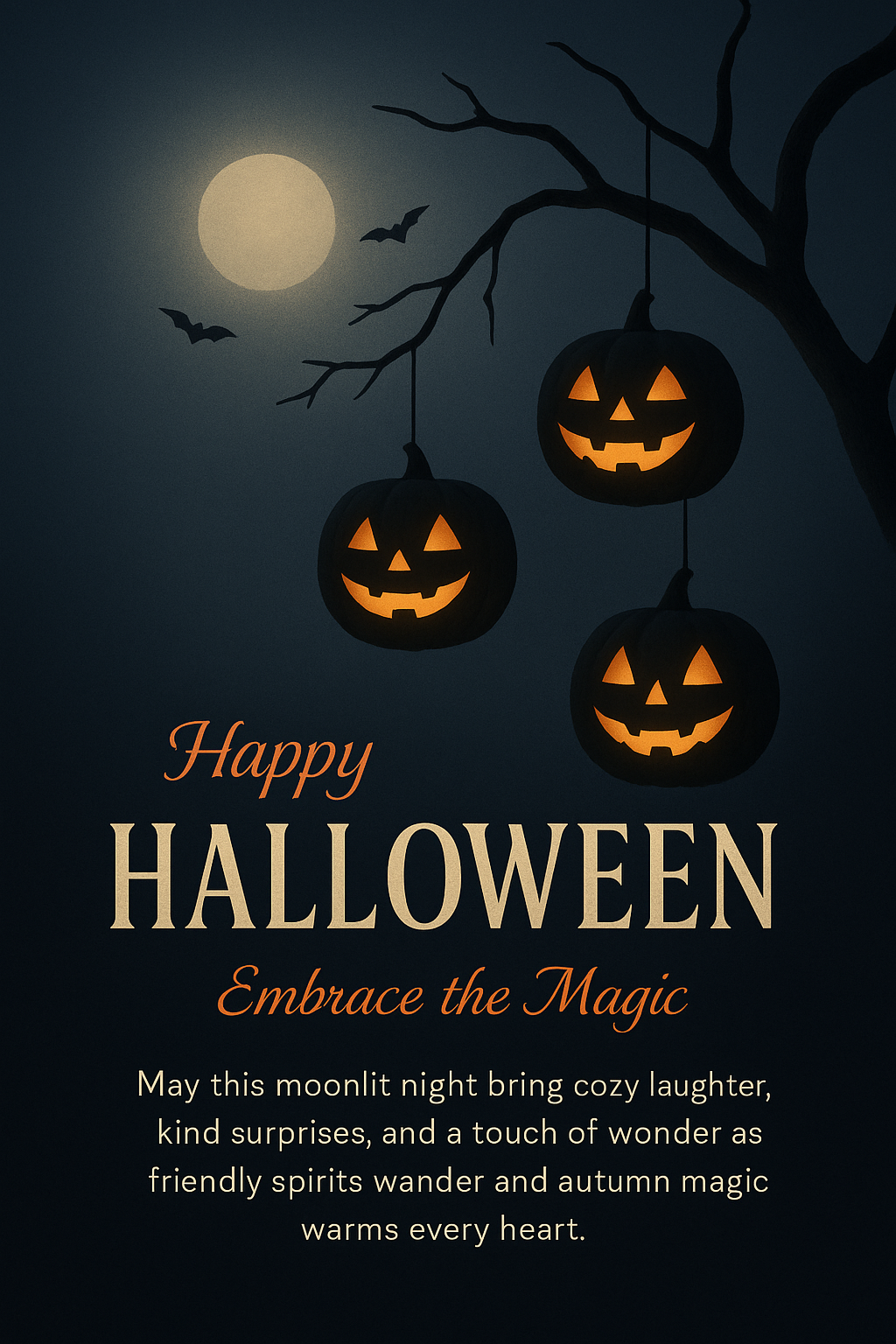 Autumn Halloween Greeting Cards – Fall Season Design Ready