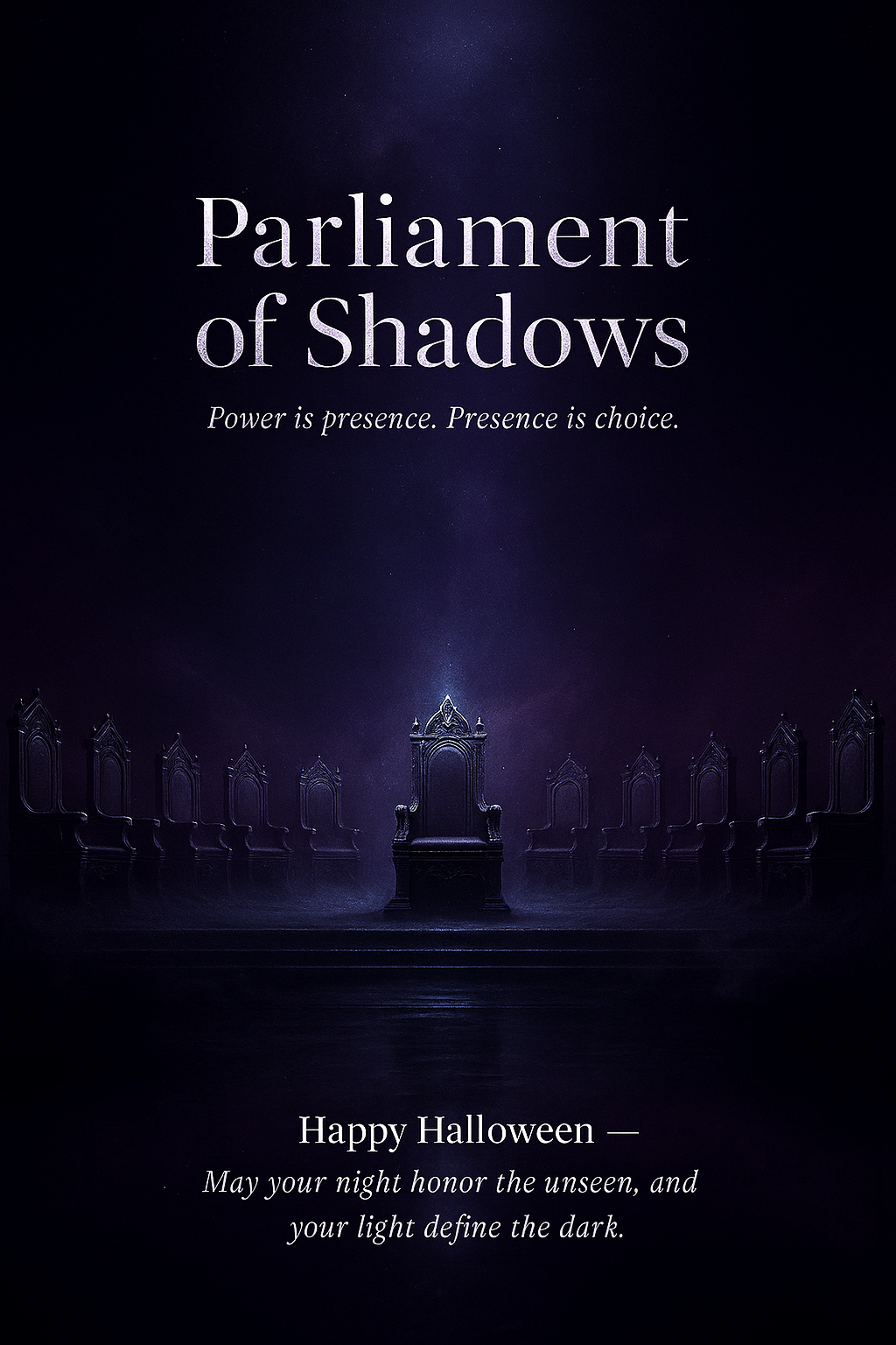 Spooky Halloween Greeting Cards – Ready-to-Share Parliament Design