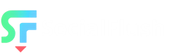 SocialFlush — Digital Greeting Cards Platform Logo